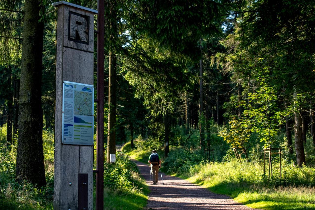 Pension Haus Saarland 오버호프 외부 사진